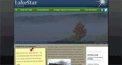 Desktop Screenshot of lakestarlodge.com